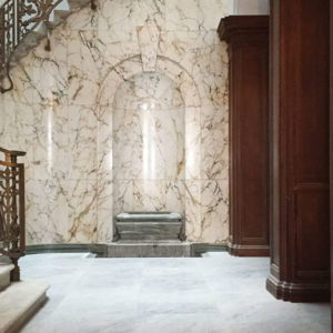 Malaysian Embassy - Honed Carrara marble tiles