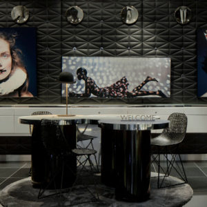 The W Hotel - polished granite tiles